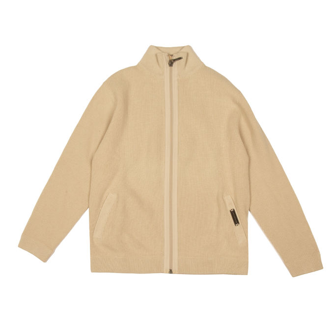CARDIGAN FULL ZIP Bambino Beige