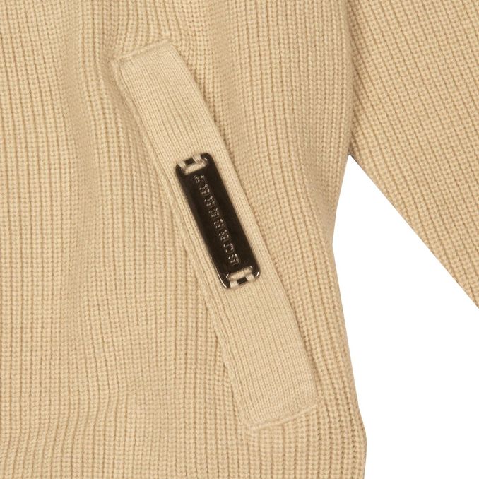CARDIGAN FULL ZIP Bambino Beige