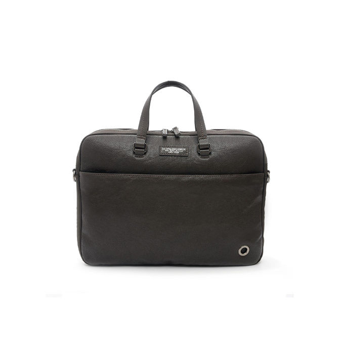 CARTELLA 1 ZIP STEEL RIVET Unisex Marrone