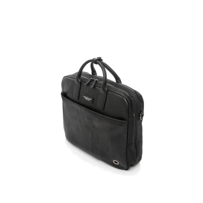 CARTELLA 2 ZIP STEEL RIVET Unisex Nero