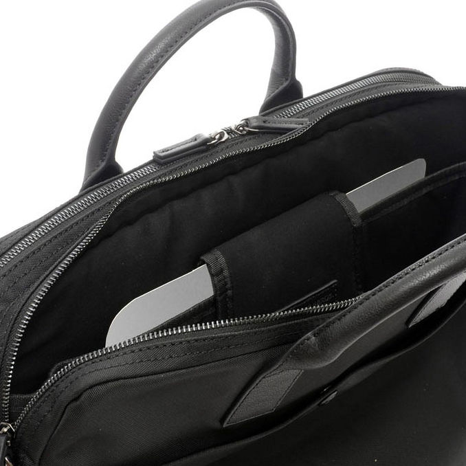 CARTELLA 2 ZIP STEEL RIVET Unisex Nero