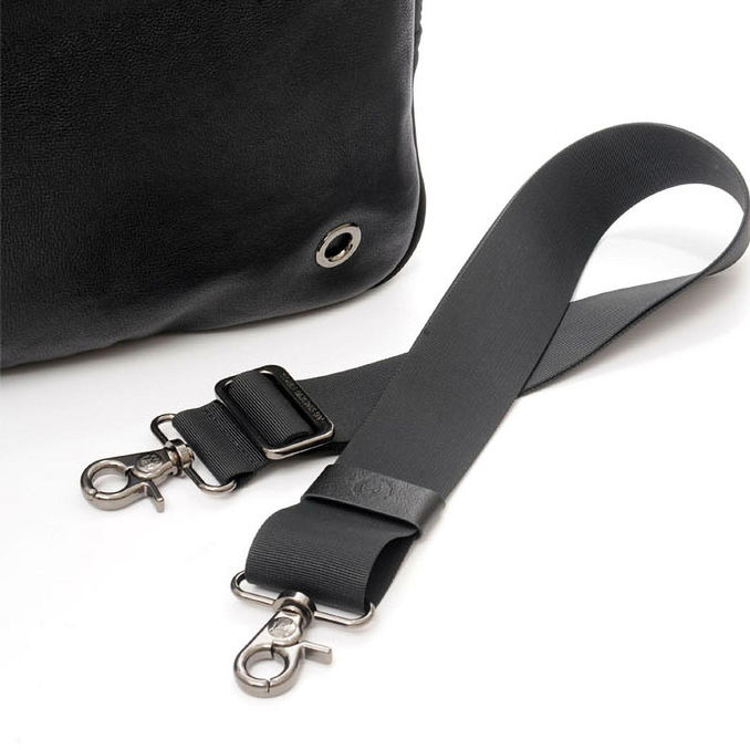 CARTELLA 2 ZIP STEEL RIVET Unisex Nero