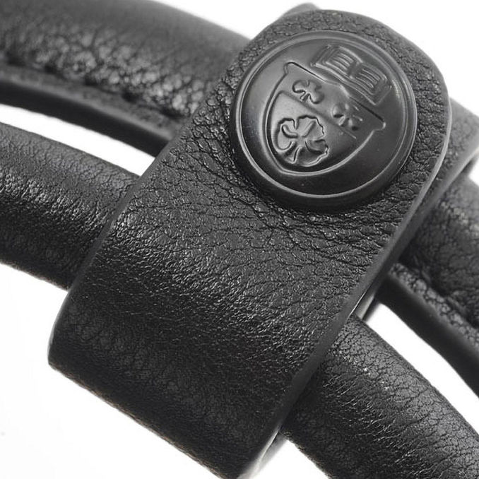 CARTELLA 2 ZIP STEEL RIVET Unisex Nero