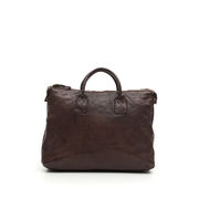 CARTELLA IN PELLE CON DOPPIA ZIP Uomo Moro CARTELLA IN PELLE CON DOPPIA ZIP Uomo Moro