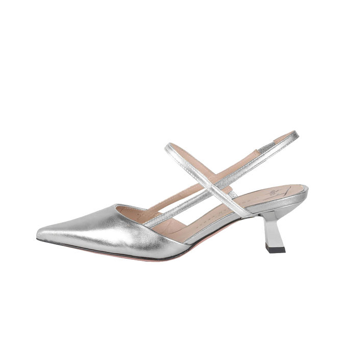 CHANEL AMAI SLINGBACK Donna Silver