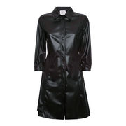 CHEMISIER PROFETA AL GINOCCHIO ECOPELLE Donna Nero CHEMISIER PROFETA AL GINOCCHIO ECOPELLE Donna Nero