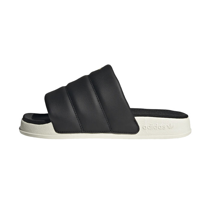 CIABATTE ADILETTE ESSENTIAL Donna Nero Bianco