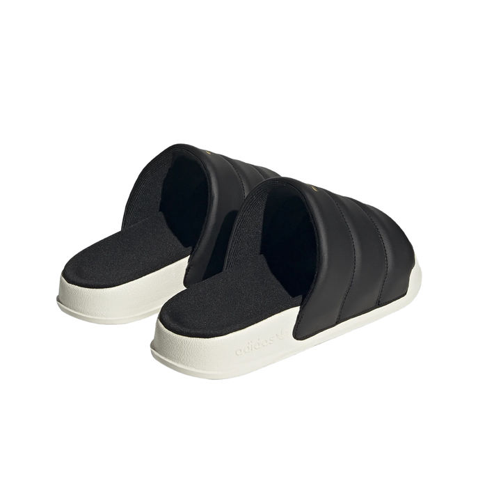 CIABATTE ADILETTE ESSENTIAL Donna Nero Bianco