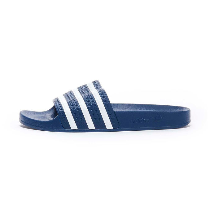 CIABATTE ADILETTE Unisex Blu White