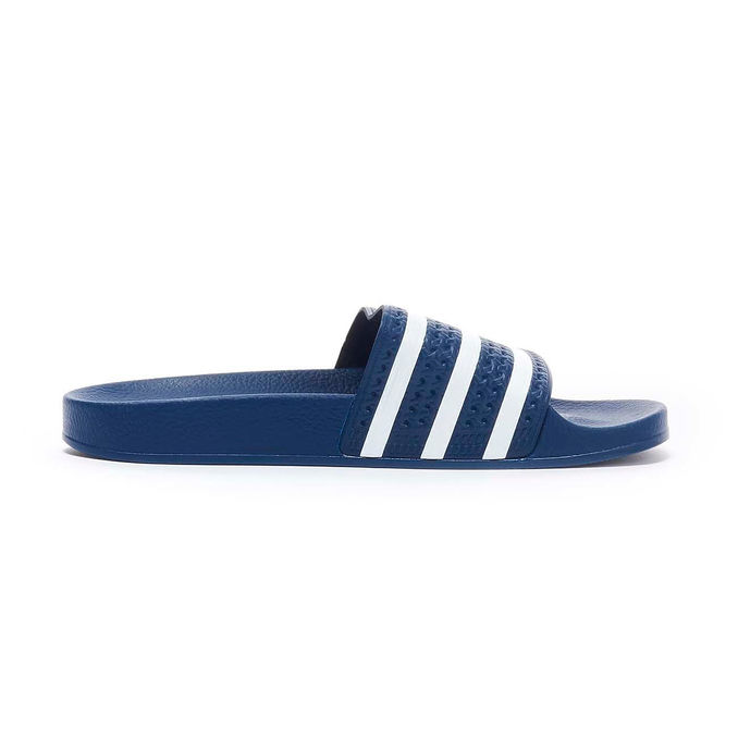 CIABATTE ADILETTE Unisex Blu White