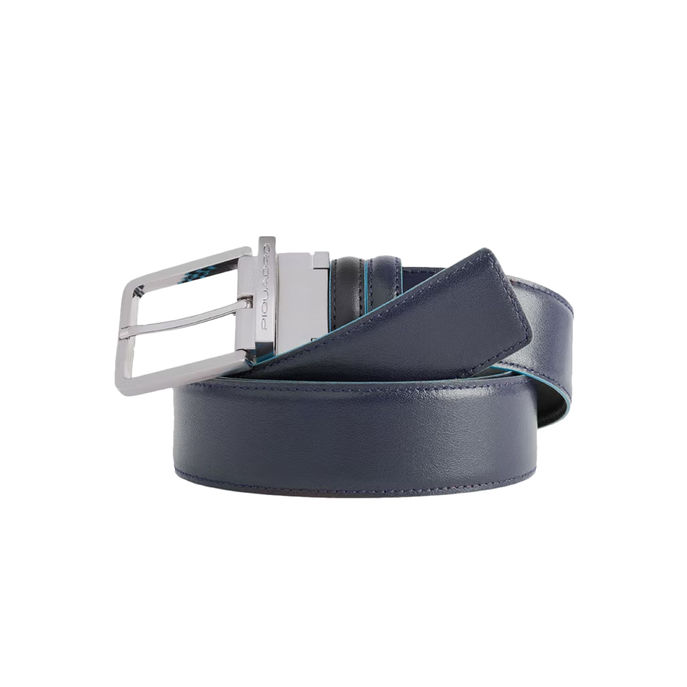 CINTURA REVERSIBILE Uomo Nero e Blu2