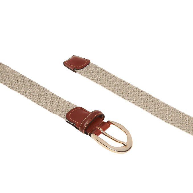 CINTURA WOVEN RAYON STRETCH Donna Beige