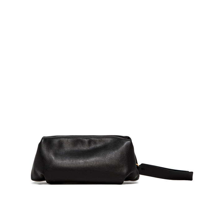 CLUTCH COLETTE IN PELLE Donna Nero
