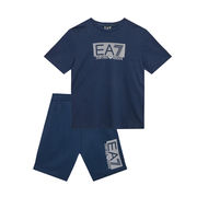 COMPLETO TSHIRT BERMUDA Bambino Navy Blue COMPLETO TSHIRT BERMUDA Bambino Navy Blue