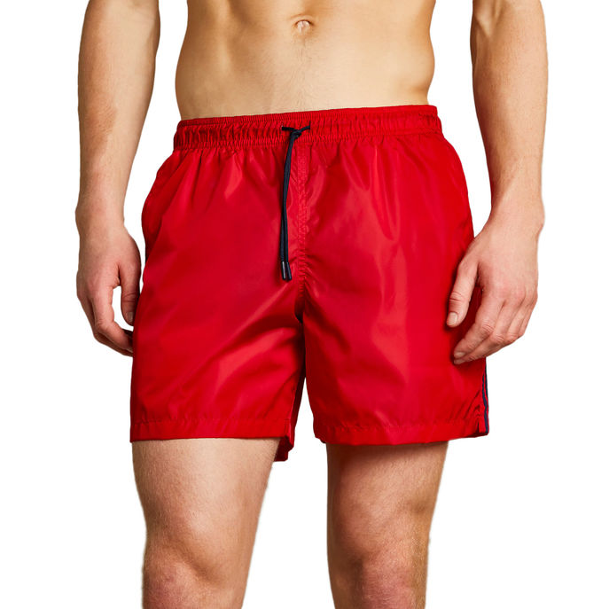 COSTUME BANDE LATERALI Uomo Rubino Scuro