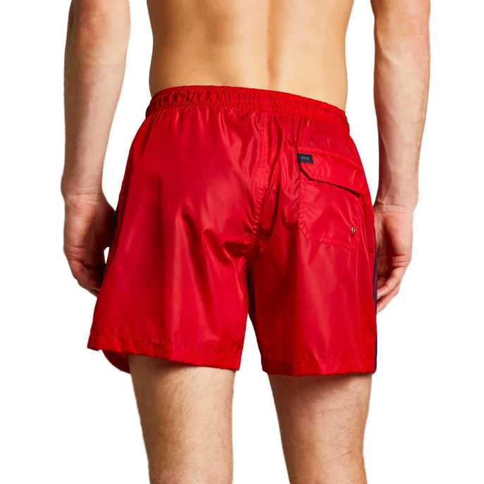 COSTUME BANDE LATERALI Uomo Rubino Scuro