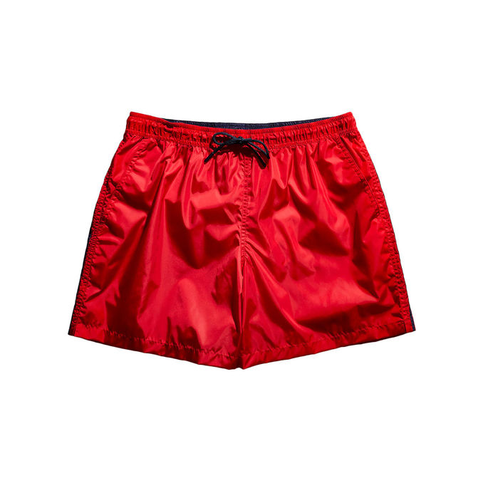 COSTUME BANDE LATERALI Uomo Rubino Scuro