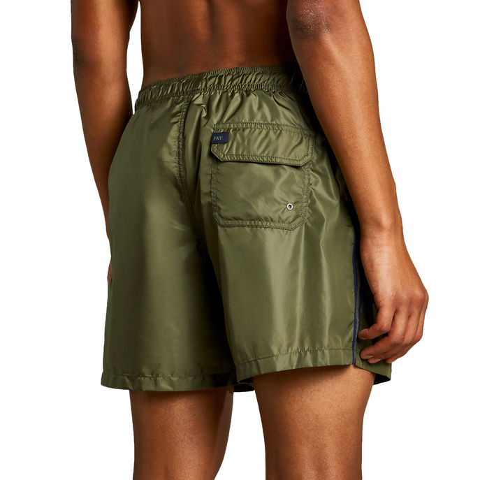 COSTUME BANDE LATERALI Uomo Verde Militare Blu