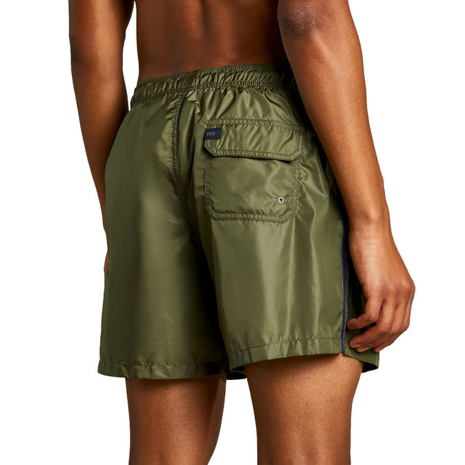COSTUME BANDE LATERALI Uomo Verde Militare Blu