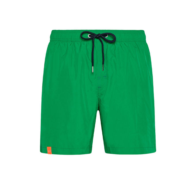 COSTUME CON LOGO SUL RETRO Uomo Verde Prato