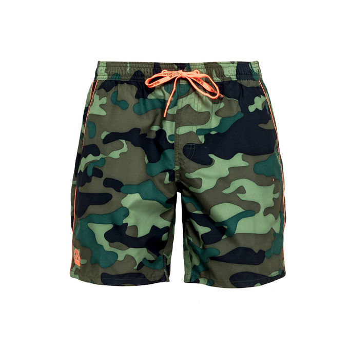 COSTUME LUNGHEZZA MEDIA VITA ELASTICIZZATA Uomo Deep Forest