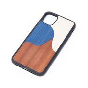 COVER IN LEGNO IPHONE X/XS Inlay blue COVER IN LEGNO IPHONE X/XS Inlay blue