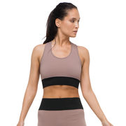CROP TOP KAYA BRB Donna Black Dove Gray CROP TOP KAYA BRB Donna Black Dove Gray