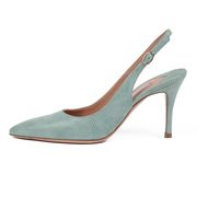 DECOLLETE' APERTA IN MICROSUEDE STAMPA VARANUS Donna Litio Menta DECOLLETE' APERTA IN MICROSUEDE STAMPA VARANUS Donna Litio Menta