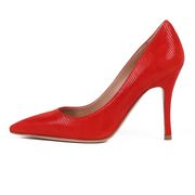 DECOLLETE' IN MICROSUEDE STAMPA VARANUS Donna Rosso DECOLLETE' IN MICROSUEDE STAMPA VARANUS Donna Rosso