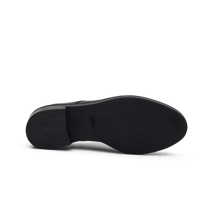 DERBY STRINGATE IN PELLE Donna Nero