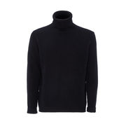 DOLCEVITA A COSTE IN COTONE Uomo Blue Black DOLCEVITA A COSTE IN COTONE Uomo Blue Black