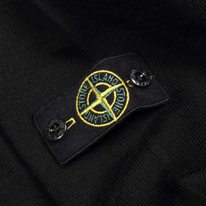 DOLCEVITA IN LANA MERINO CON PATCH Kids Nero