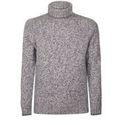 DOLCEVITA IN LANA Uomo Nocciola Azzurro Melange DOLCEVITA IN LANA Uomo Nocciola Azzurro Melange