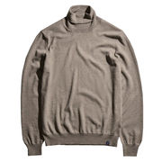 DOLCEVITA IN MAGLIA RASATA DI LANA MERINOS EXTRA FINE Uomo Kaki Chiaro DOLCEVITA IN MAGLIA RASATA DI LANA MERINOS EXTRA FINE Uomo Kaki Chiaro