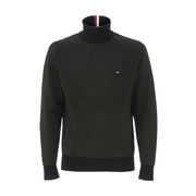 DOLCEVITA JACQUARD IN COTONE Uomo Nero DOLCEVITA JACQUARD IN COTONE Uomo Nero