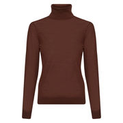 DOLCEVITA MERINO ROLL NECK Donna Dark Chestnut DOLCEVITA MERINO ROLL NECK Donna Dark Chestnut