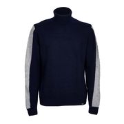 DOLCEVITA MISTOLANA CON BANDE A CONTRASTO Uomo Blu Grigio DOLCEVITA MISTOLANA CON BANDE A CONTRASTO Uomo Blu Grigio