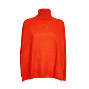 DOLCEVITA PONCHO CLARA Donna Coral Fluo  DOLCEVITA PONCHO CLARA Donna Coral Fluo