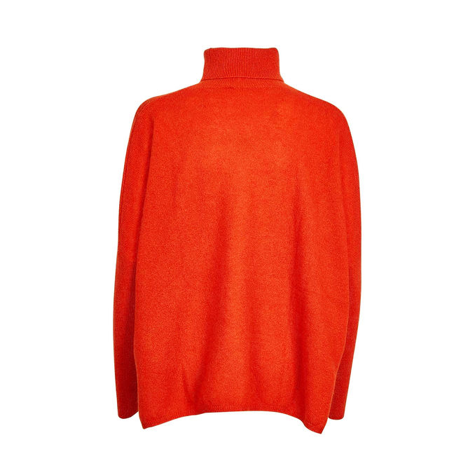 DOLCEVITA PONCHO CLARA Donna Coral Fluo