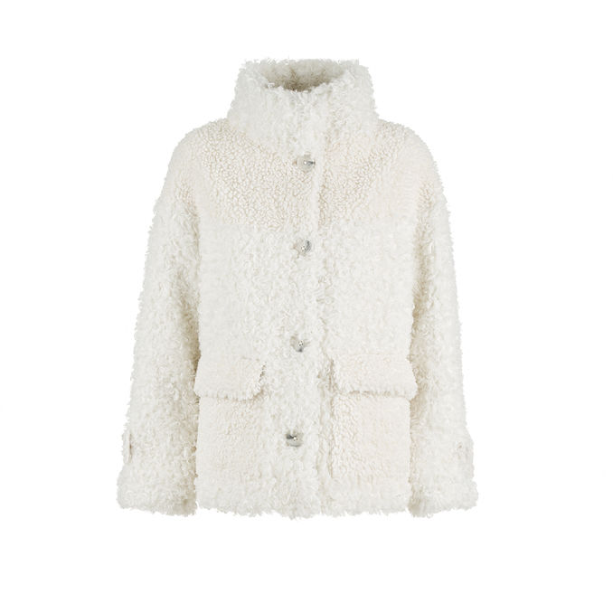 ECOMONTONE RICCIOLO Donna Bianco