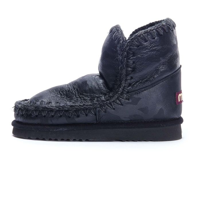 ESKIMO IN PELLE CAMOUFLAGE Donna Black Washed camouflage