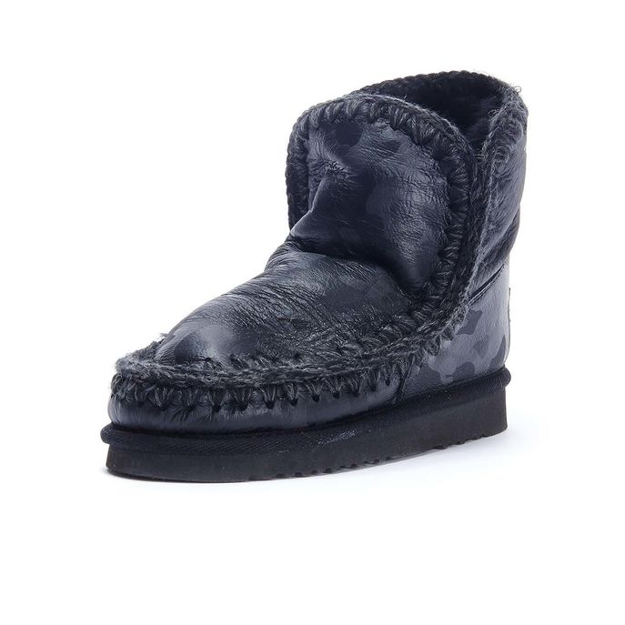 ESKIMO IN PELLE CAMOUFLAGE Donna Black Washed camouflage