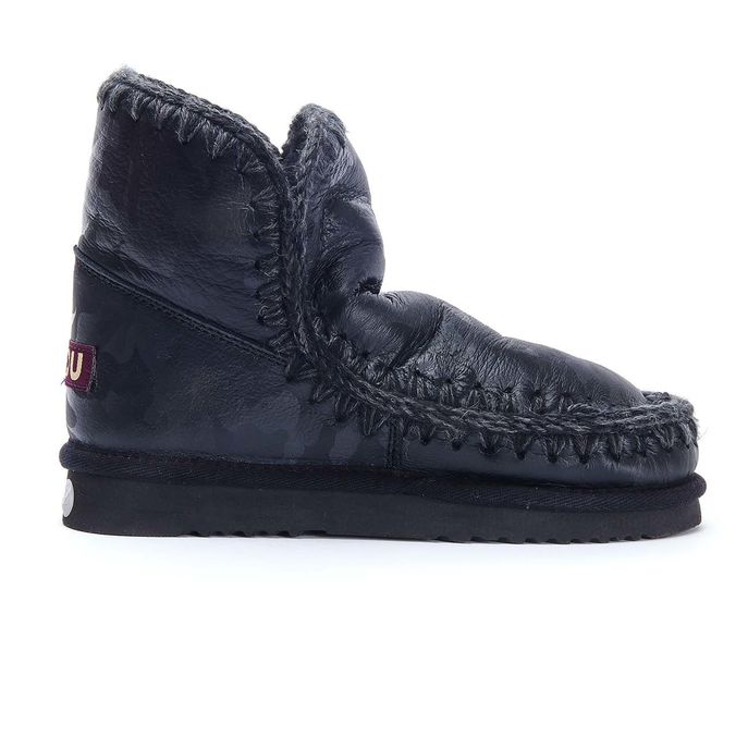 ESKIMO IN PELLE CAMOUFLAGE Donna Black Washed camouflage