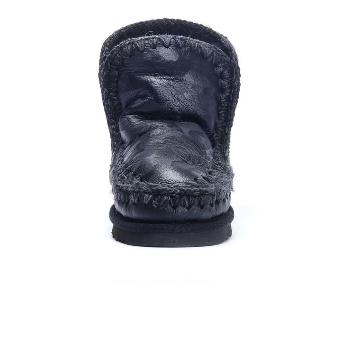 ESKIMO IN PELLE CAMOUFLAGE Donna Black Washed camouflage