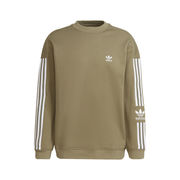FELPA ADICOLOR CLASSICS LOCK-UP TREFOIL CREWNECK Uomo Orbit green FELPA ADICOLOR CLASSICS LOCK-UP TREFOIL CREWNECK Uomo Orbit green