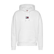 FELPA CAPPUCCIO E LOGO BADGE IN COTONE FELPATO Donna Bianco FELPA CAPPUCCIO E LOGO BADGE IN COTONE FELPATO Donna Bianco
