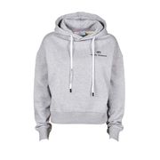 FELPA CAPPUCCIO E LOGO BASIC Donna Grigio Perla FELPA CAPPUCCIO E LOGO BASIC Donna Grigio Perla