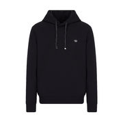 FELPA CAPPUCCIO E PATCH LOGO Uomo Blu Navy FELPA CAPPUCCIO E PATCH LOGO Uomo Blu Navy