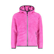 FELPA CAPPUCCIO IN PILE HIGHLOFT Bambina Purple Fluo FELPA CAPPUCCIO IN PILE HIGHLOFT Bambina Purple Fluo