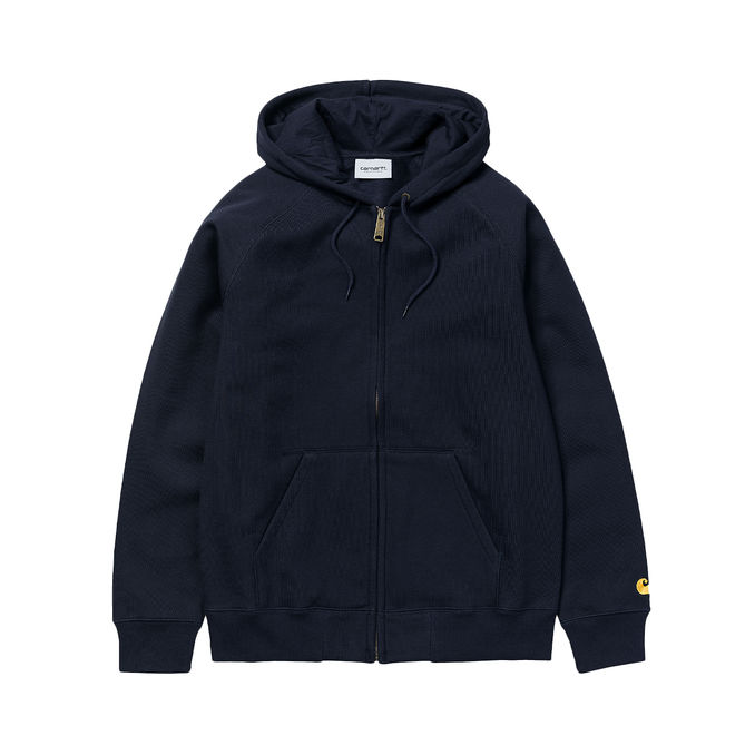 FELPA CHASE JACKET Uomo Dark navy gold
